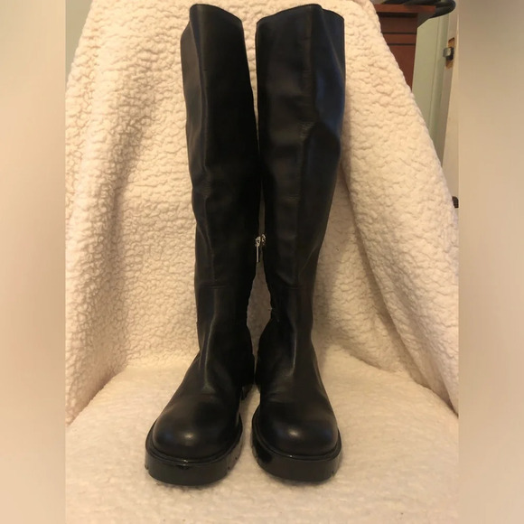 MARC FISHER LTD Phidias Knee High Boot Black Platform Size 5.5 - Picture 6 of 11